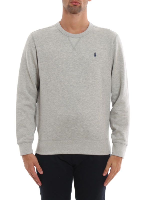 The Best Shops POLO RALPH LAUREN: Sweatshirts & Sweaters - Grey cotton blend sweatshirt